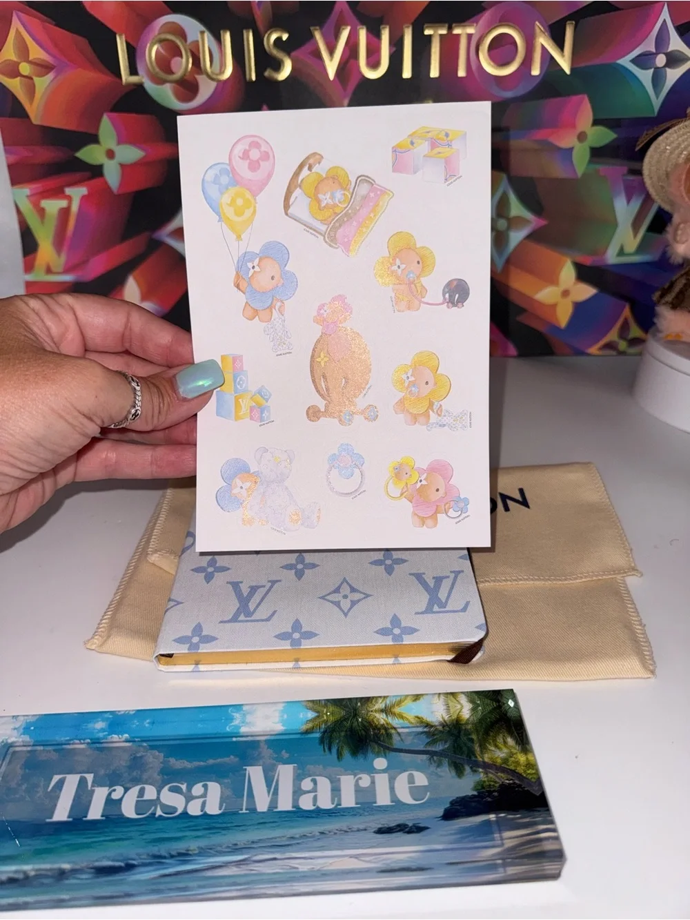 Louis Vuitton notebook 💙brand